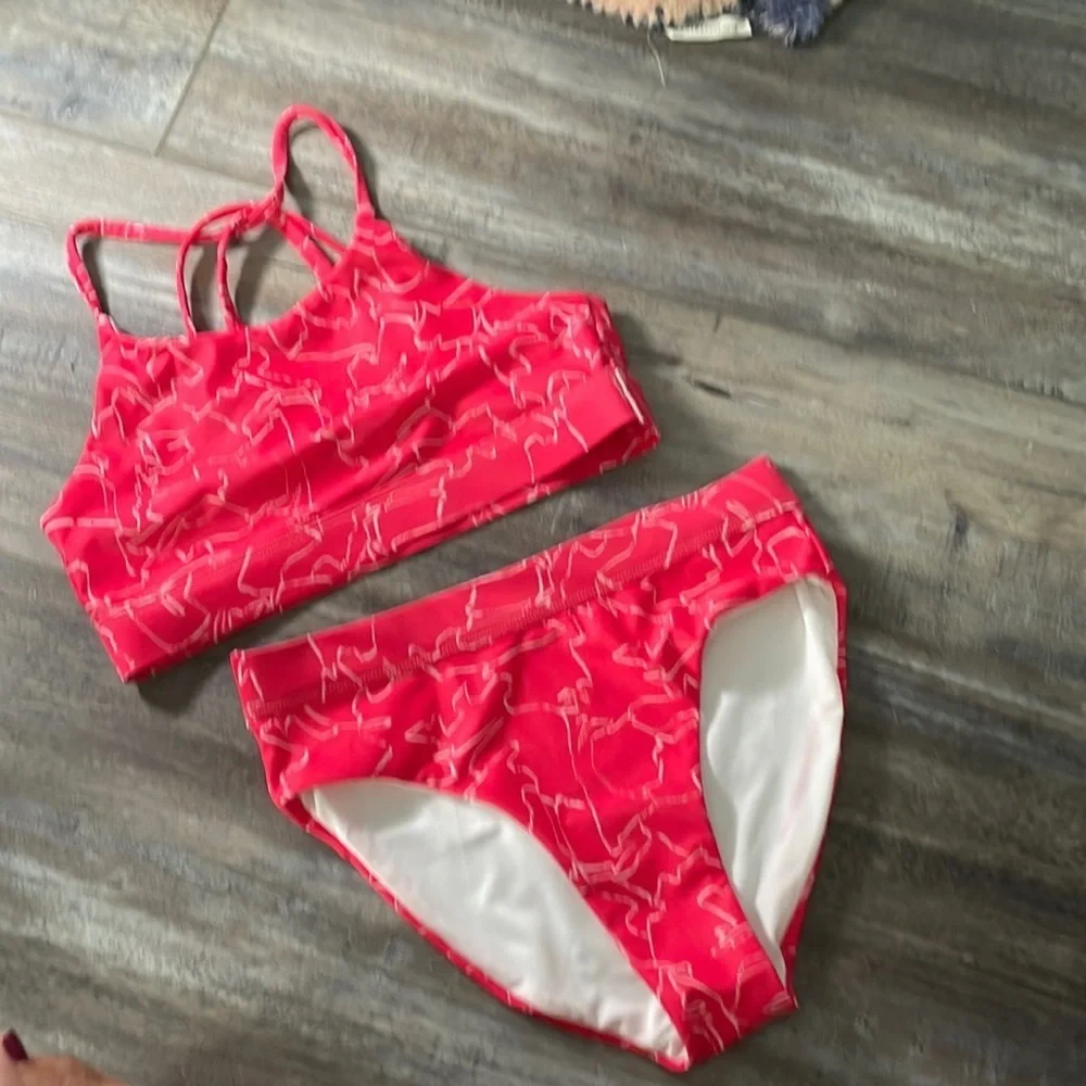 Zella red sports bikini